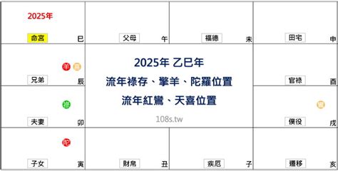 流年疾厄宮|2025年，乙巳年，紫微斗數流年運勢分析，詳細介。